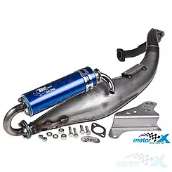 Wydech Turbo Kit R Quality Alu Blue, Gilera / Piaggio (E)