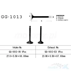 Zawór ssący Vesrah GG-1013-IN