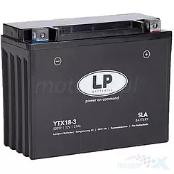 Akumulator bezobsługowy Landport YTX18-3 (Y50N18L) 12V 21Ah 205x85x162mm 350CCA
