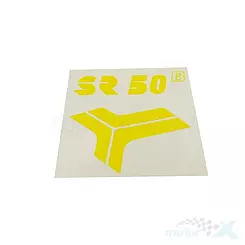 Nalepka kapy sr50 żółta