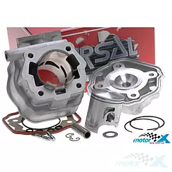 Cylinder kompletny z głowicą Airsal Tech Racing 70cc, Derbi Senda / GPR -2005 (EBE / EBS)