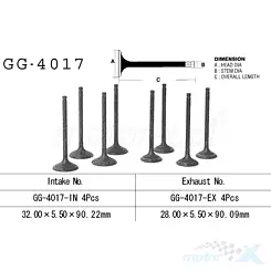 Zawór ssący Vesrah GG-4017-IN