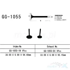 Zawór wydechowy Vesrah GG-1055-EX