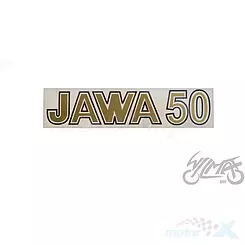 Naklejka Jawa 50 złoty 1 sztuka