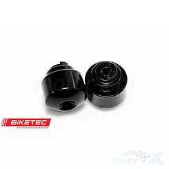 Końcówki kierownicy czarne, Biketec BT0024 (2403030000)