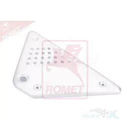 Osłona boczna lewa srebrna Romet SCMB 125
