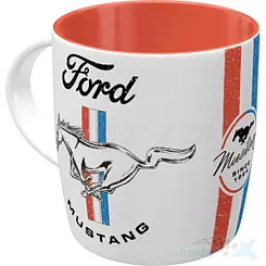 Kubek ceramiczny Mustang Horse & StripesNostalgic Art 43065