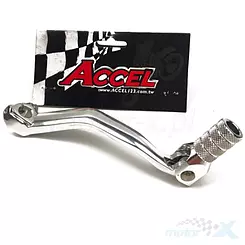 Dźwignia zmiany biegów, aluminiowa, srebrna, Accel SCL720653SL YAMAHA YZ 125/250 '05-'22