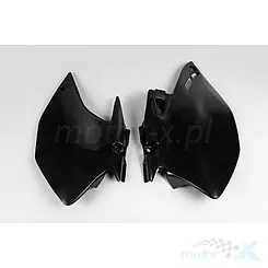 Osłony tylne górne komplet czarny UFO Plast Yamaha WRZ 250 / 450 07-14