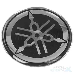 Emblemat, naklejka, Yamaha, okrągły 30mm