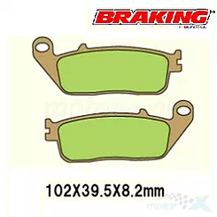 KLOCKI HAMULCOWE BRAKING 716CM55 SinterED (VD-156JL FA226)