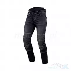 Spodnie motocyklowe jeansowe, Macna Individi Black