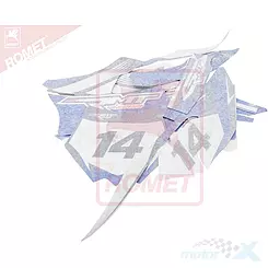 Zestaw naklejek RMT140 (14) nieb