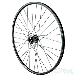 Felga przednia, koło rowerowe przednie 27,5", czarna, ALEXRIMS MD17, piasta Shimano TX506BAL