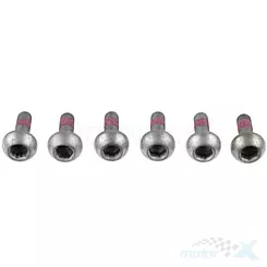 Śruba M6x21mm, skok 1.00mm, tarczy hamulcowej przedniej / tylnej, 6 sztuk, TRW Lucas