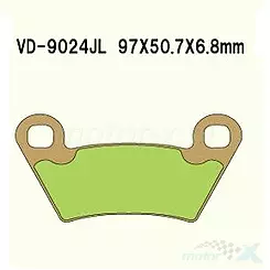 Klocki hamulcowe Vesrah Sintered Metal VD-9024JL