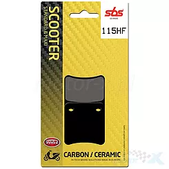 Klocki hamulcowe ceramiczne SBS Ceramic Street 115HF