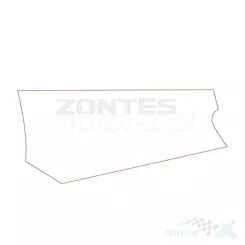 Naklejka boczna lewa Zontes U 125