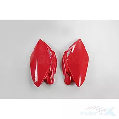 Osłony tylne górne komplet czerwony UFO Plast Honda CRF 250 R 06-09
