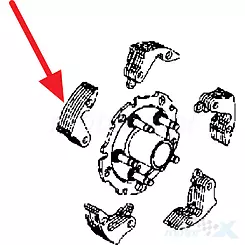 Szczęka sprzęgła odśrodkowego tylnego, 1 sztuka, Kymco MXU 700