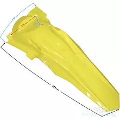 Błotnik tylny żółty Barton MZK DB 250