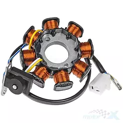 Stator iskrownik, stojan alternatora,  Tec, Kymco Agility 50 2T R12-16 AC 10-17 / Like 50 AC 2T / Super 8 50 AC 2T
