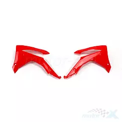 Osłona chłodnicy czerwona UFO Plast Honda CRF 250 R / 450 R