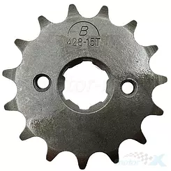 Zębatka przednia 428 15 zębów, z dystansem, Junak S125 / Racer 125