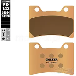 Klocki hamulcowe Galfer Sintered Street FD143G1370