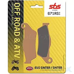 Klocki hamulcowe spiekane SBS Sinter Off Road 671RSI