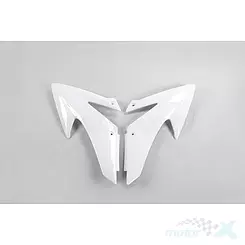 Osłony chłodnicy białe UFO Plast Honda CRF 230 08-14