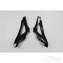 Osłony chłodnicy czarne UFO Plast Husqvarna TC / TE 08-10
