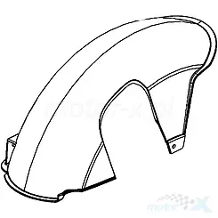 Błotnik tylny nadkole Kymco Like 50 4T