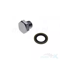 Korek M12x1.25mm pokrywy lewej silnika mały Suzuki GN 125