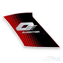 NAKLEJKA LEWEJ DUŻEJ OSŁONY GÓRNA QJMotor SRK 125 R