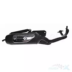 Tłumik kompletny do skuterów z silnikiem Peugeot 50 Horizontal