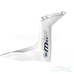 Osłona przednia boczna lewa, biała, Barton B-Max 125