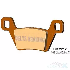 Klocki hamulcowe, Delta Braking DB2212/DB2214, Kymco MXU 500 / MXU 550 / UXV 700