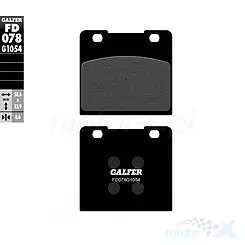 Klocki hamulcowe Galfer Semi Metal Street FD078G1054