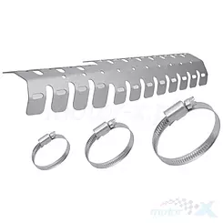 Osłona dyfuzora, aluminiowa, srebrna, CrossPro Ice Matt Evo 2CP07300050001