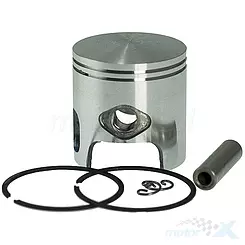 Tłok kompletny 70cc, dwa okna, Meteor PC1415 2T Tuning (od 47.00mm do 48.20mm) [różne średnice]