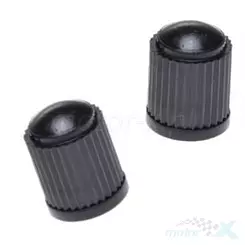 Nakrętki na wentyle koła, standard, plastikowe, 2 sztuki