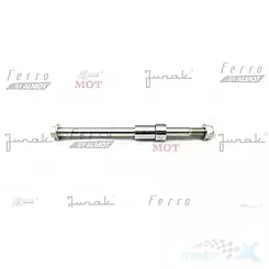 Oś m14x232 koła tył komplet (oś+ 2x tuleja + nakrętka) Ferro 125