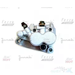 Zacisk hamulca przód lewy srebrny Junak Jetmax 250