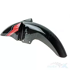 Błotnik przedni czarno czerwony Romet ZXT 50 / 125