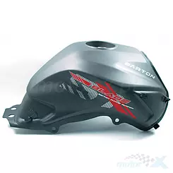 Zbiornik paliwa czerwona naklejka Barton Blade 125