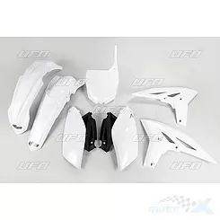 Zestaw osłon nadwozia biały UFO Plast Yamaha YZF 250 11-13 