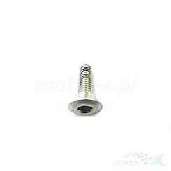 Śruba, M8x24 mm, imbus, prowadnica 5mm, tarczy hamulcowej przedniej Junak Furious