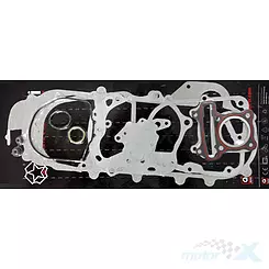 Uszczelki silnika komplet 60cc, pokrywa paska 430mm, Moretti Parts 139QMB 4T AC