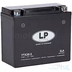 Akumulator bezobsługowy Landport YTX20-3 (YB18L-A/YTX20L-BS) 12V 20Ah 175x87x155mm 310CCA